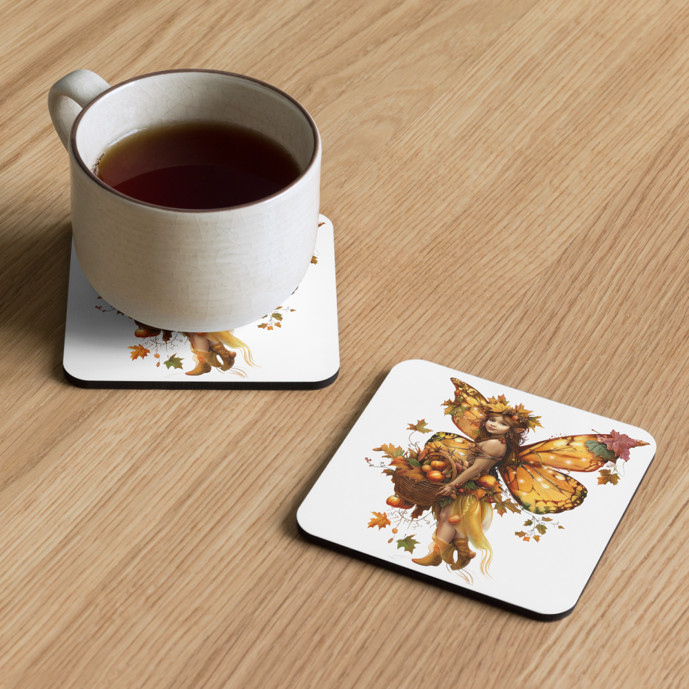 Harvest Fairy Cork Back Coaster (3 of 4 in the Harvest Fairy Collection)