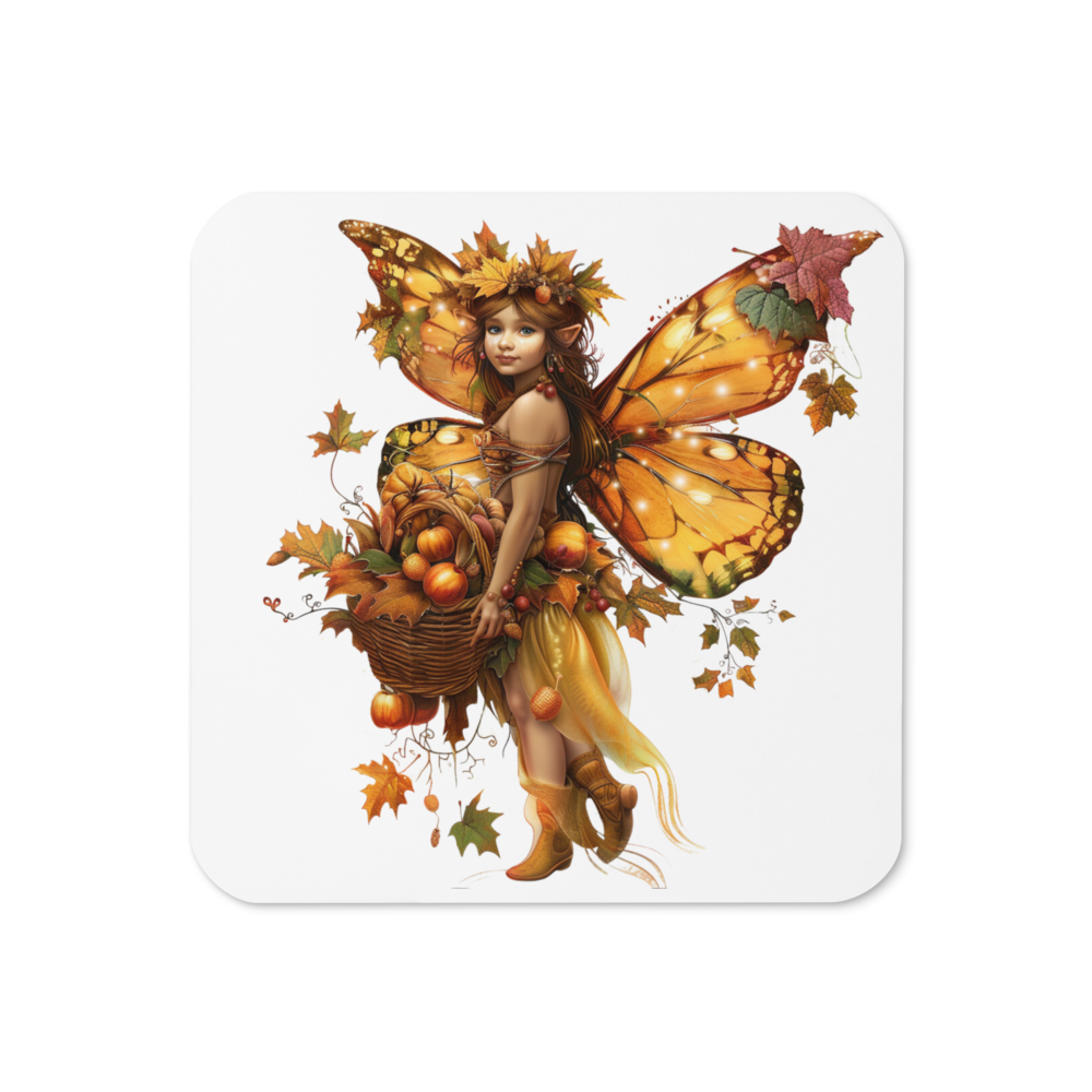Harvest Fairy Cork Back Coaster (3 of 4 in the Harvest Fairy Collection)