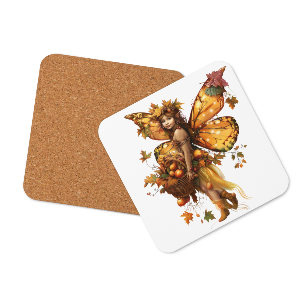 Harvest Fairy Cork Back Coaster (3 of 4 in the Harvest Fairy Collection)