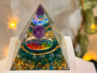 Colorful Lotus Pyramid- 7 Chakras