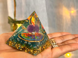 Colorful Lotus Pyramid- 7 Chakras