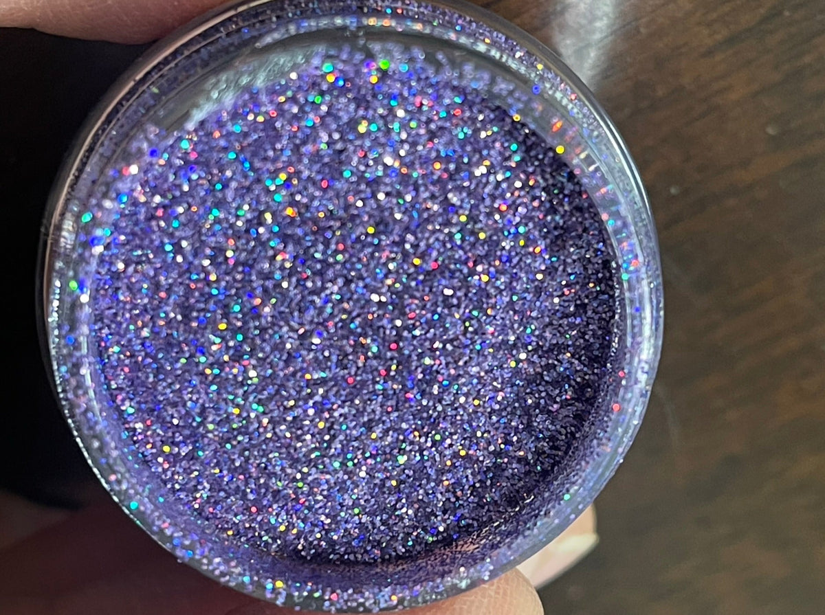 Holographic Chunky Glitter, Light Purple Craft Glitter Powder