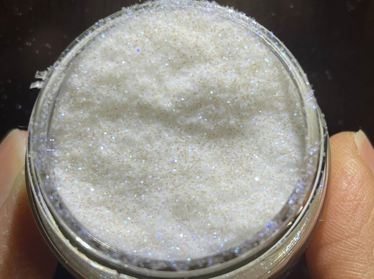 White Dazzle Star Iridescent Chunky Glitter - White Star Glitter – Pip  Supply