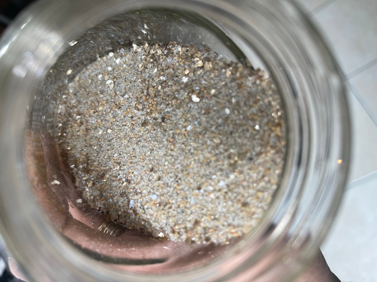 Crushed Glass Glitter [Clear] - Perfect for Sparkly Sandy Beaches