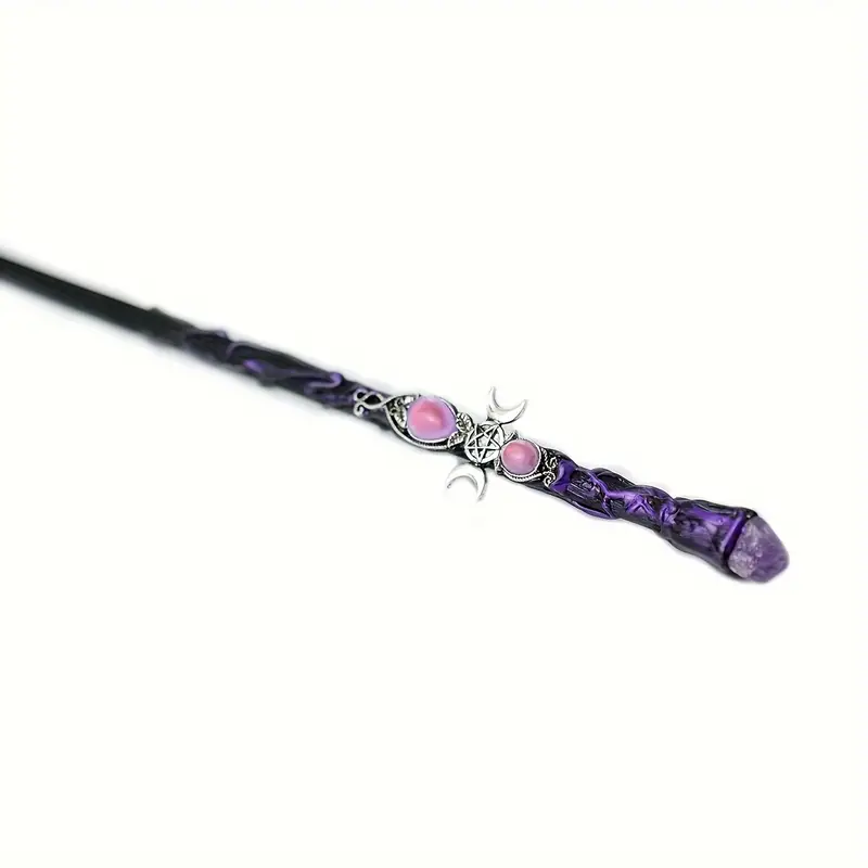 The Cosmic Dreamer’s Wand - Enchanting Fairie Wand with Moons & Star