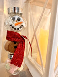 Hot Cocoa Snowman Jars Kit- Xmas Craft Kit & Gift