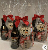 Hot Cocoa Snowman Jars Kit- Xmas Craft Kit & Gift