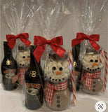 Hot Cocoa Snowman Jars Kit- Xmas Craft Kit & Gift