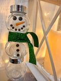 Hot Cocoa Snowman Jars Kit- Xmas Craft Kit & Gift