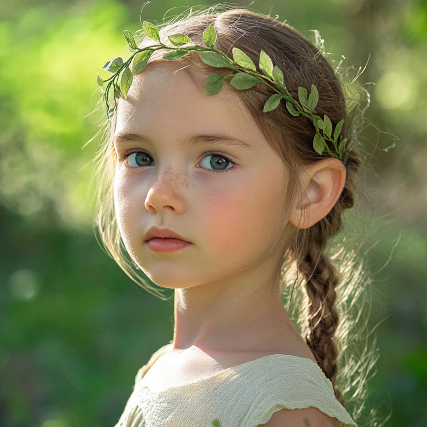 Garland Headband Leaf Fairy Tiara