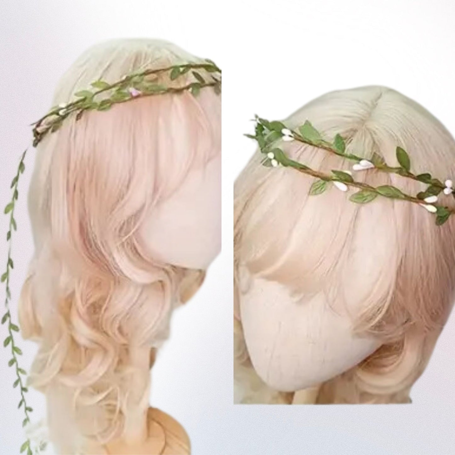 Garland Headband Leaf Fairy Tiara