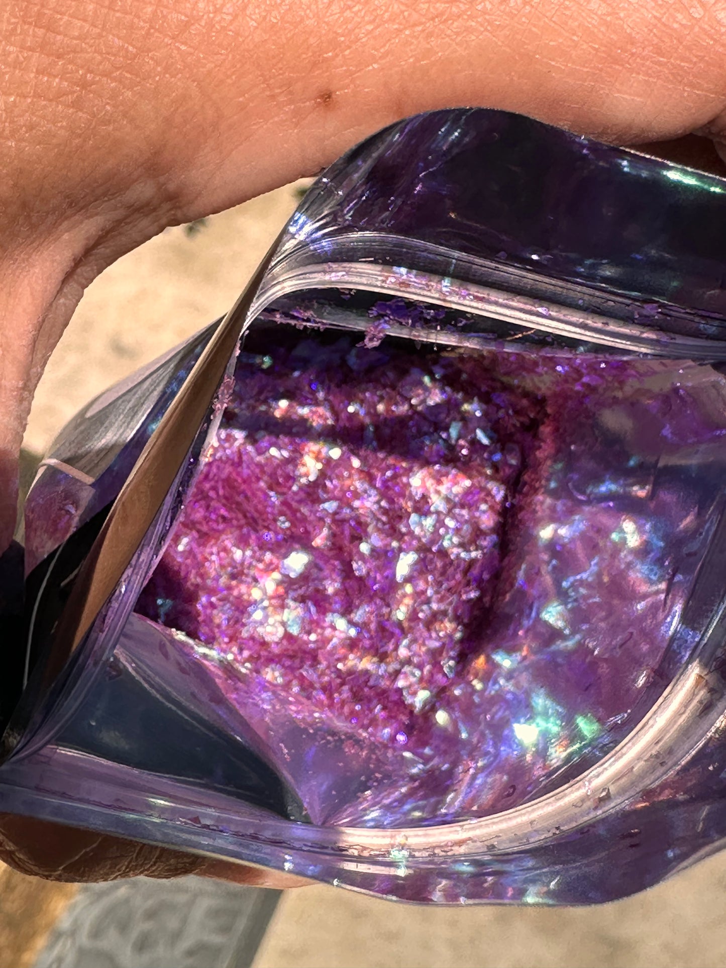 Spell Binder Fairy Flakes (Purple and Green colorshift)- 1 oz Bag ($12.00)