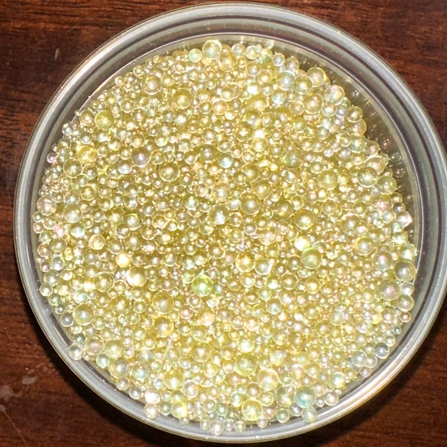 Baby Yellow GLAM Micro Pearls (Iridescent Finish)