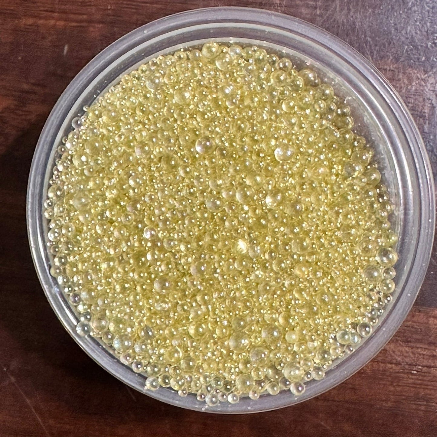 Baby Yellow GLAM Micro Pearls (Iridescent Finish)