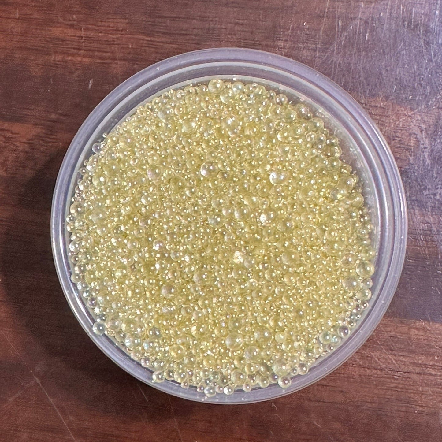 Baby Yellow GLAM Micro Pearls (Iridescent Finish)