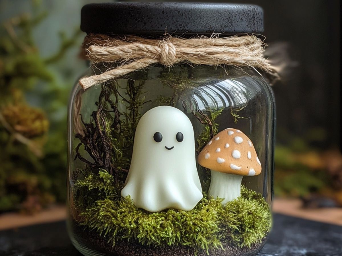 Adopt a Ghost- Small Whimsy Ghost In A Jar