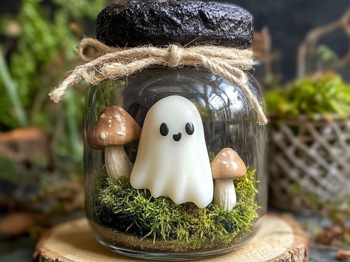 Adopt a Ghost- Small Whimsy Ghost In A Jar Companion