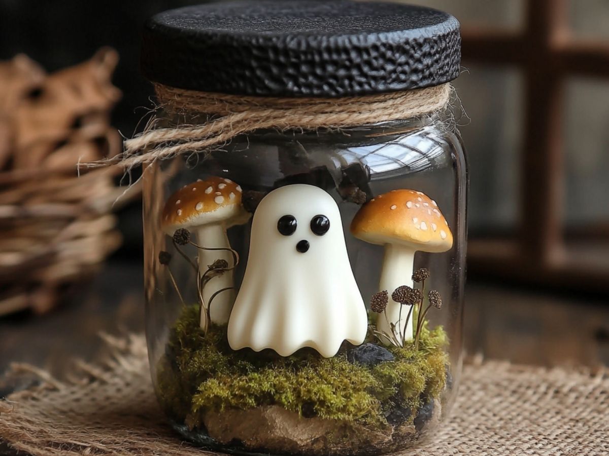 Adopt a Ghost- Small Whimsy Ghost In A Jar