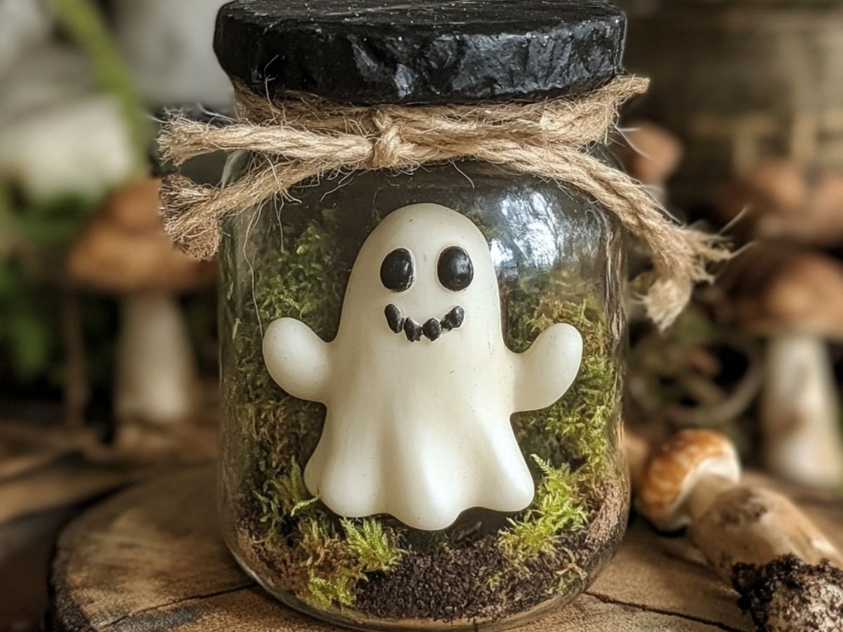 Adopt a Ghost- Small Whimsy Ghost In A Jar