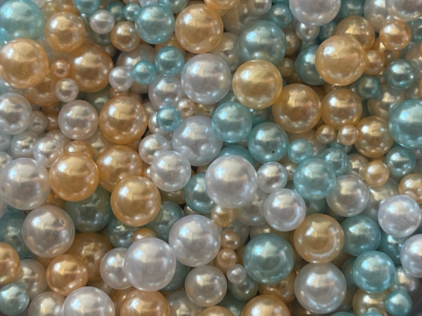 Gold-Blue GLAM Micro Pearls (Pearlescent Finish)