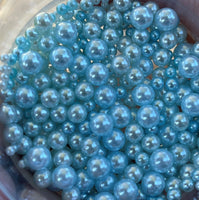 Light Blue GLAM Micro Pearls (Pearlescent Finish)