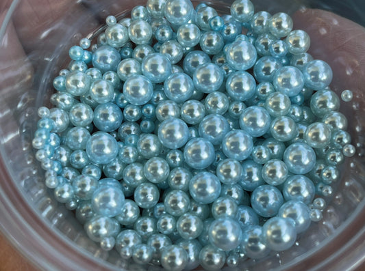 Light Blue GLAM Micro Pearls (Pearlescent Finish)