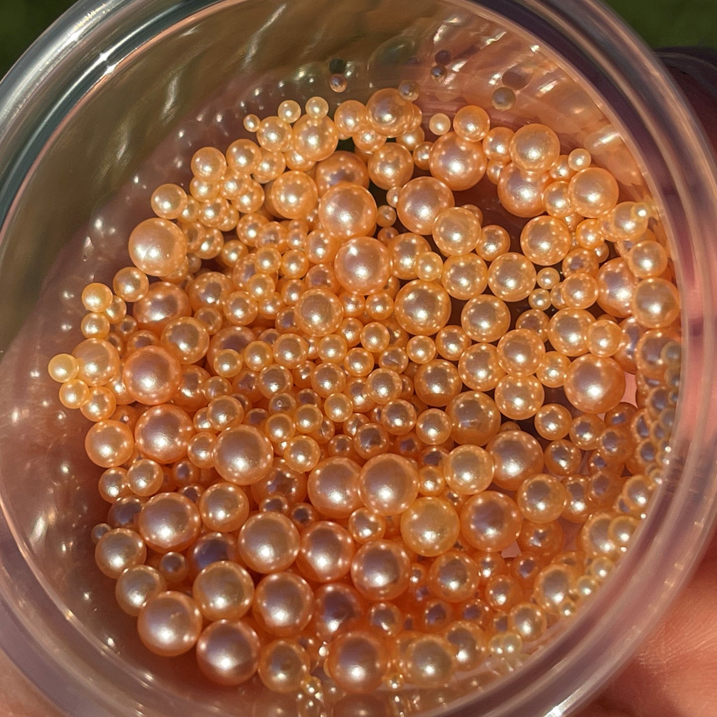 Champagne GLAM Micro Pearls (Pearlescent Finish)