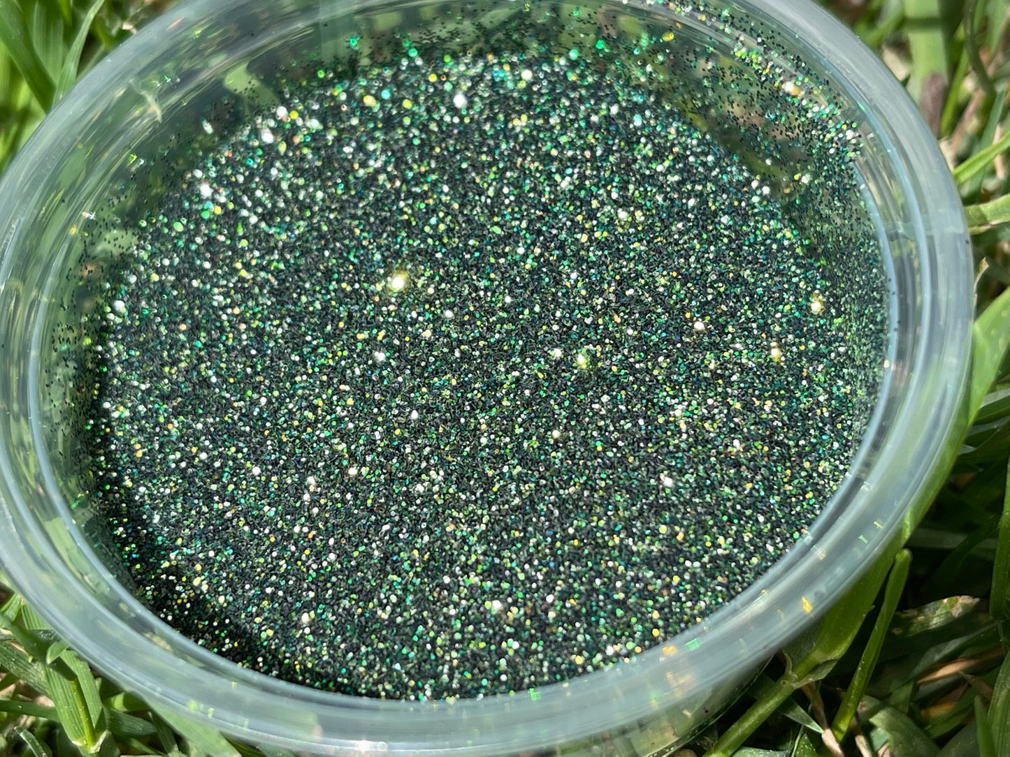 dark green glitter