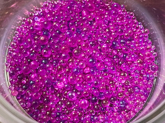 Fuschia GLAM Micro Pearls (Iridescent Finish)