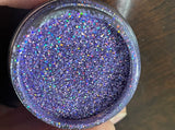 dark purple glitter