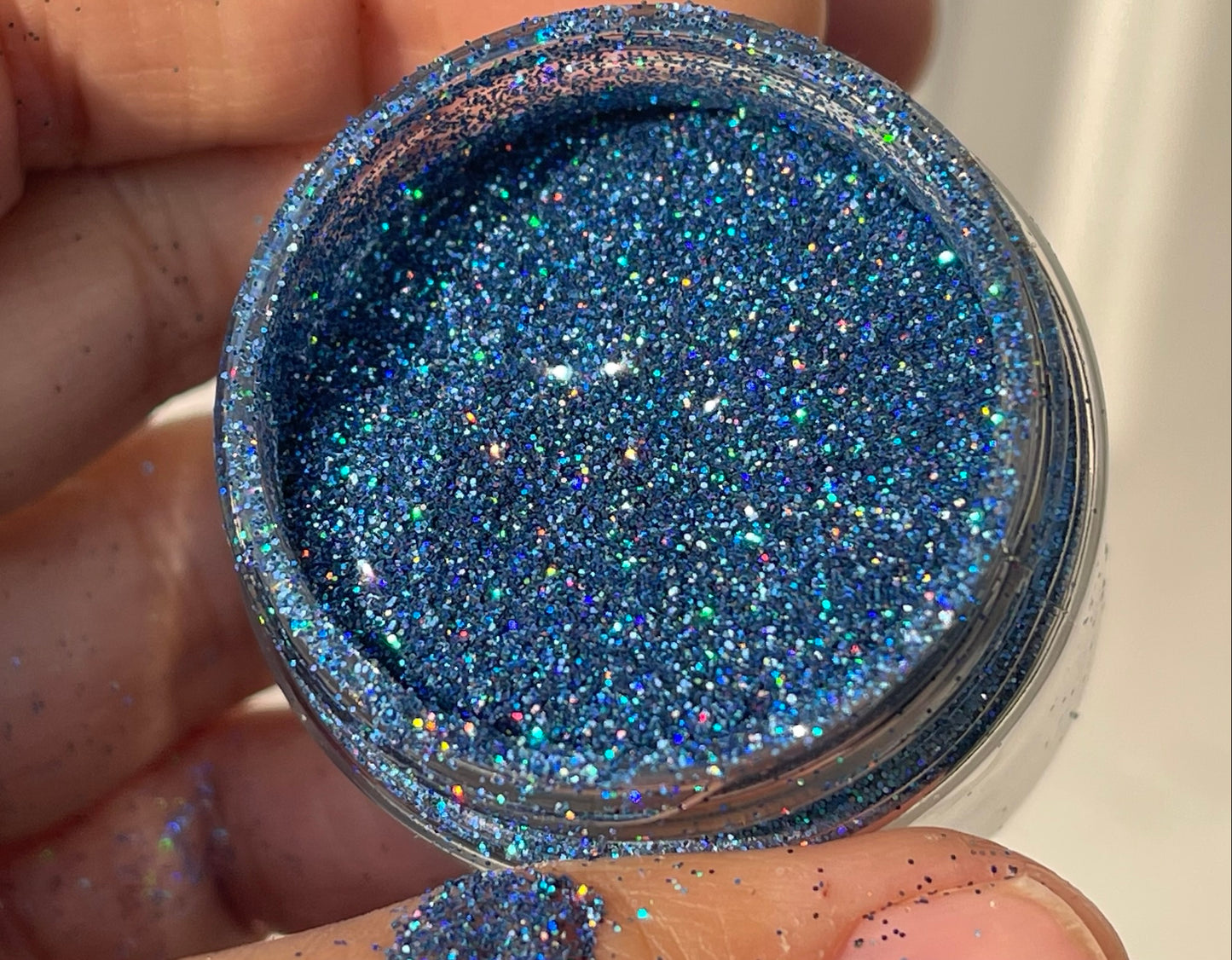 midnight blue glitter