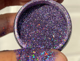 fine purple glitter