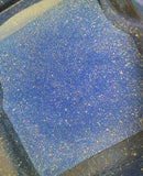 blue iridescent glitter