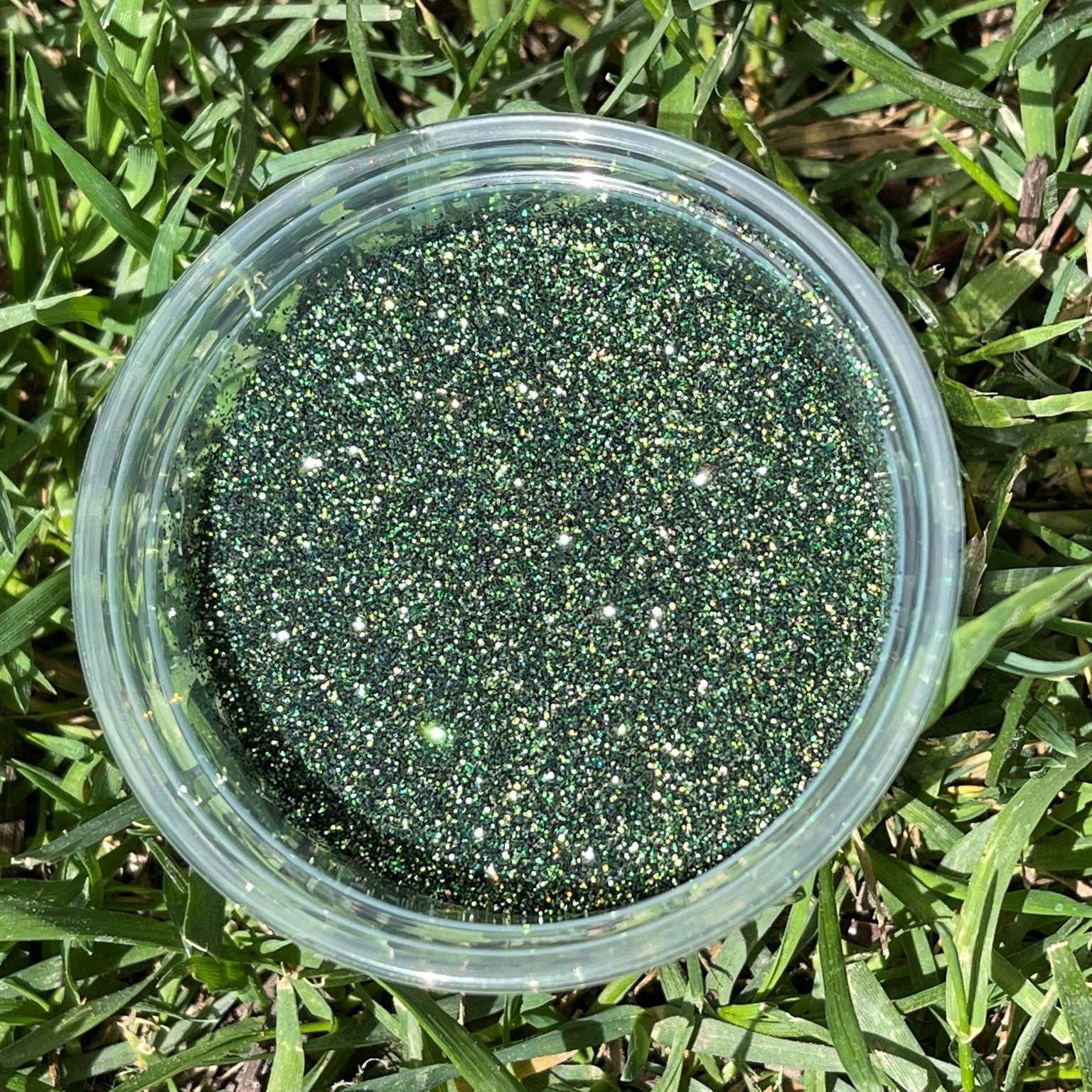 green color shift glitter