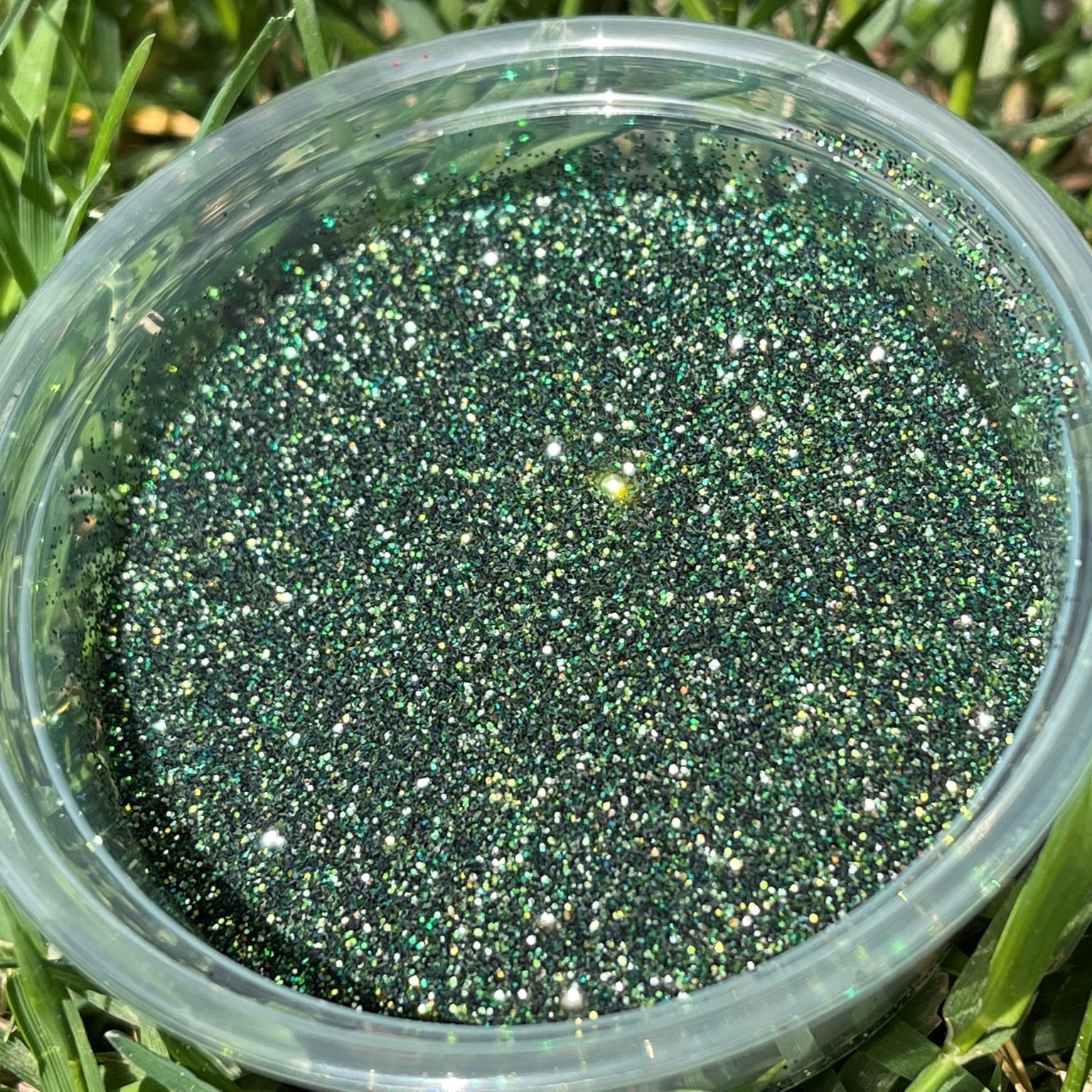 green glitter