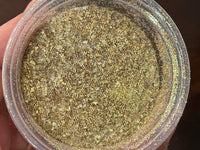 light gold glass glitter mix